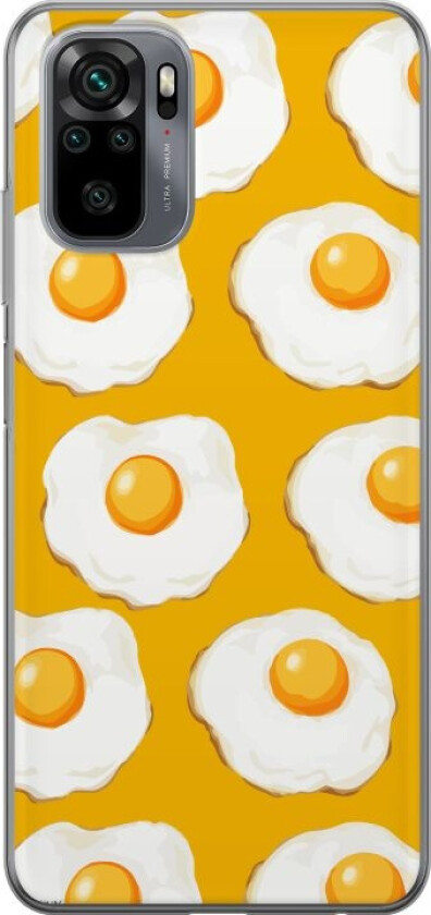 Mobildeksel til Xiaomi Redmi Note 10 med Stekt egg motiv