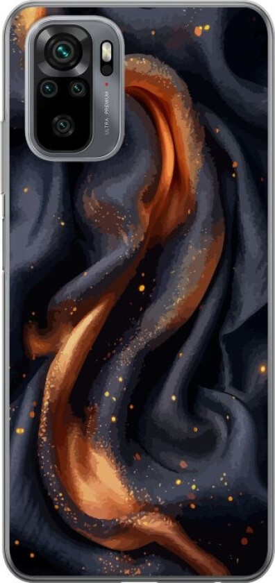 Mobildeksel til Xiaomi Redmi Note 10 med Brennende silke motiv