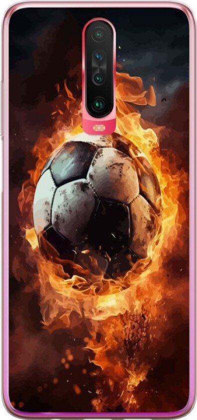 Mobildeksel til Xiaomi Redmi K30 med Fotball motiv