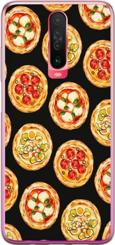 Mobildeksel til Xiaomi Redmi K30 med Pizza motiv