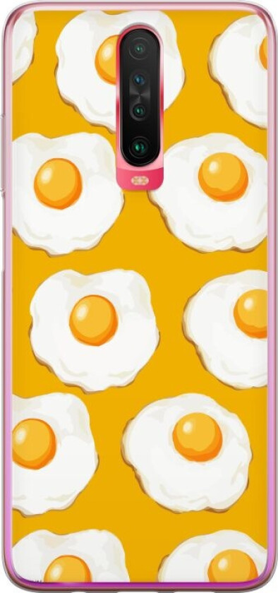 Mobildeksel til Xiaomi Redmi K30 med Stekt egg motiv