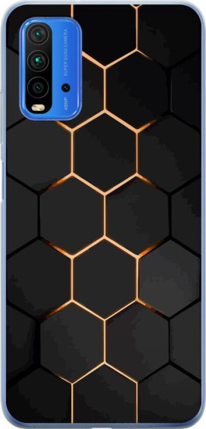 Mobildeksel til Xiaomi Redmi 9T med Luksuriøst Mønster motiv