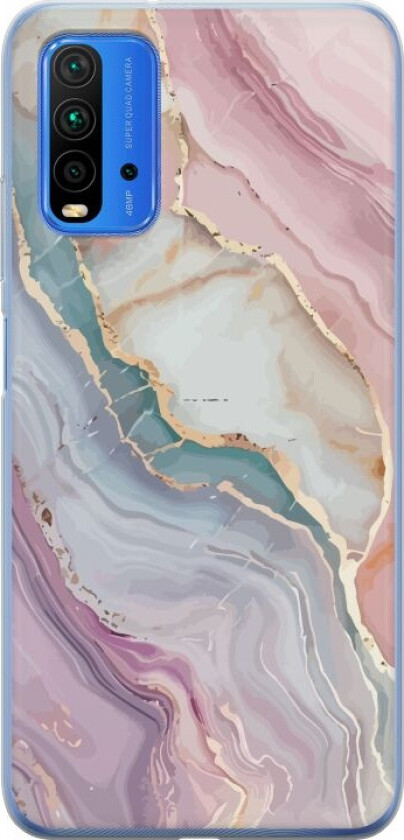 Mobildeksel til Xiaomi Redmi 9T med Marmor motiv