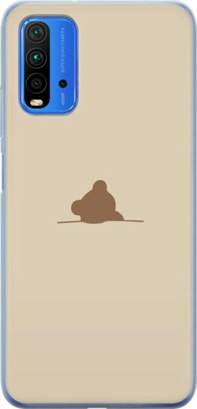 Mobildeksel til Xiaomi Redmi 9T med Nalle motiv