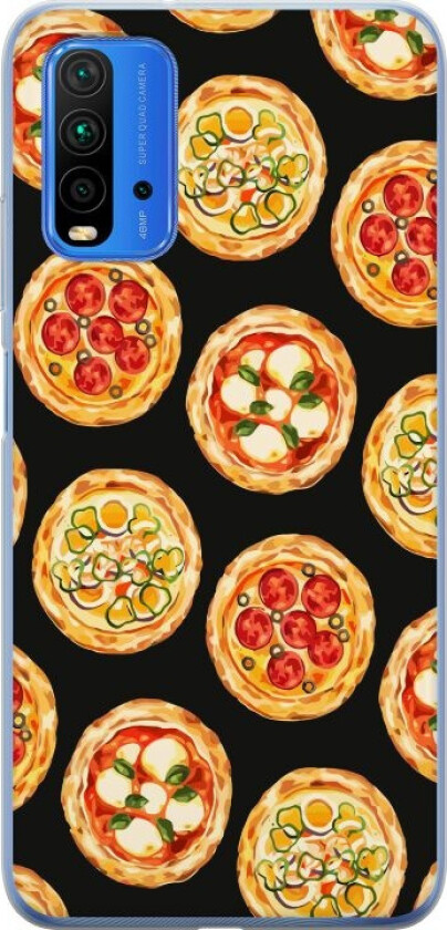 Mobildeksel til Xiaomi Redmi 9T med Pizza motiv