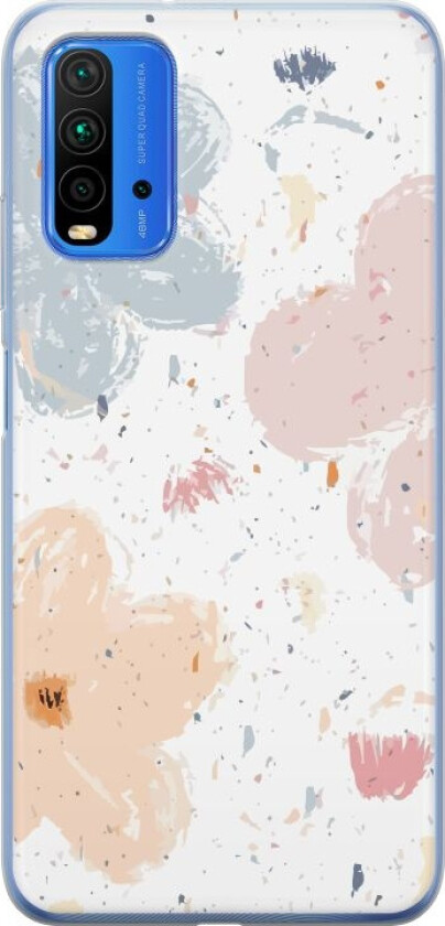 Mobildeksel til Xiaomi Redmi 9T med Blomster motiv