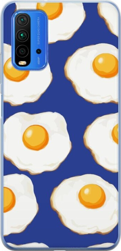 Mobildeksel til Xiaomi Redmi 9T med Stekte egg motiv