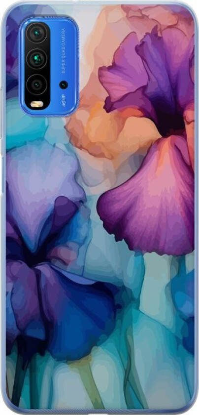 Mobildeksel til Xiaomi Redmi 9T med Magiske blomster motiv