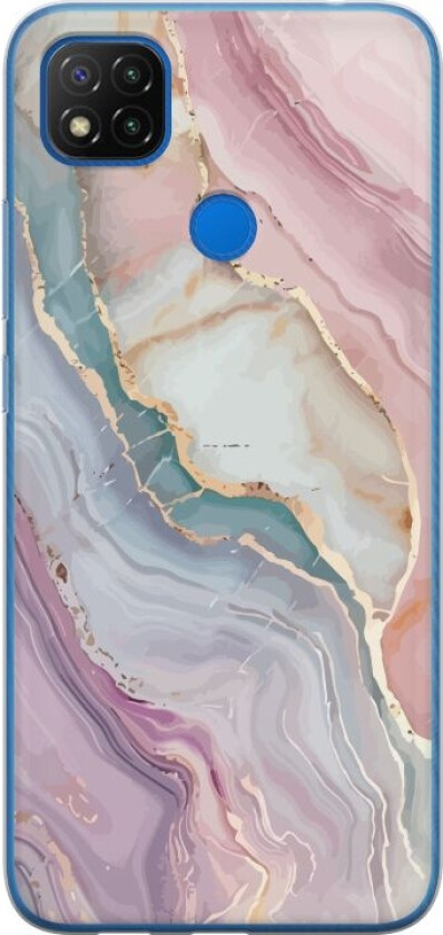 Mobildeksel til Xiaomi Redmi 9C NFC med Marmor motiv
