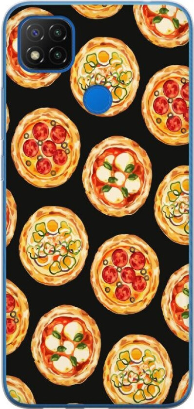 Mobildeksel til Xiaomi Redmi 9C NFC med Pizza motiv