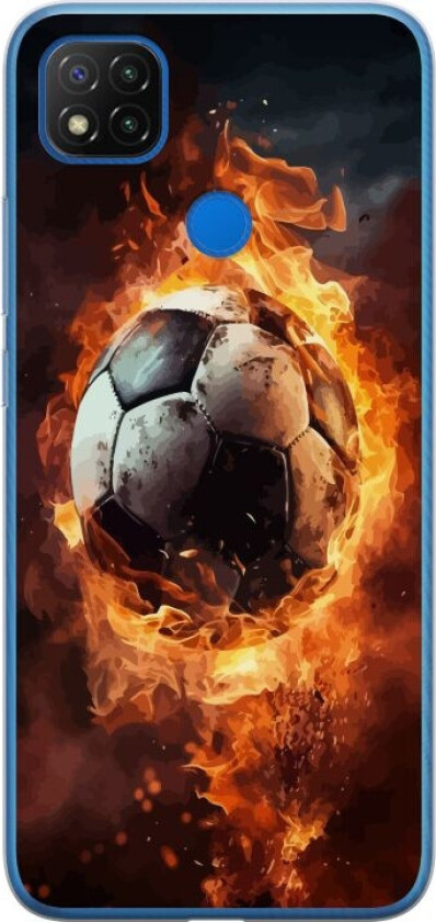 Mobildeksel til Xiaomi Redmi 9C med Fotball motiv