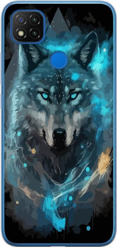 Mobildeksel til Xiaomi Redmi 9C med Ulve motiv