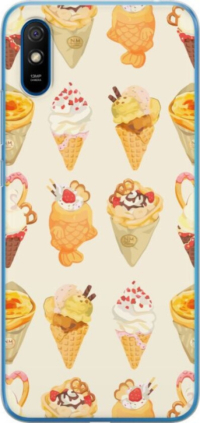 Mobildeksel til Xiaomi Redmi 9A med Glassig motiv