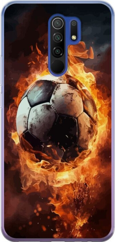 Mobildeksel til Xiaomi Redmi 9 med Fotball motiv