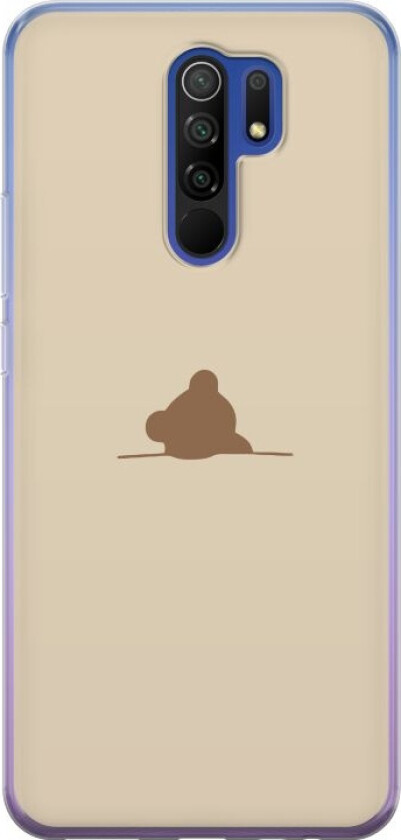 Mobildeksel til Xiaomi Redmi 9 med Nalle motiv