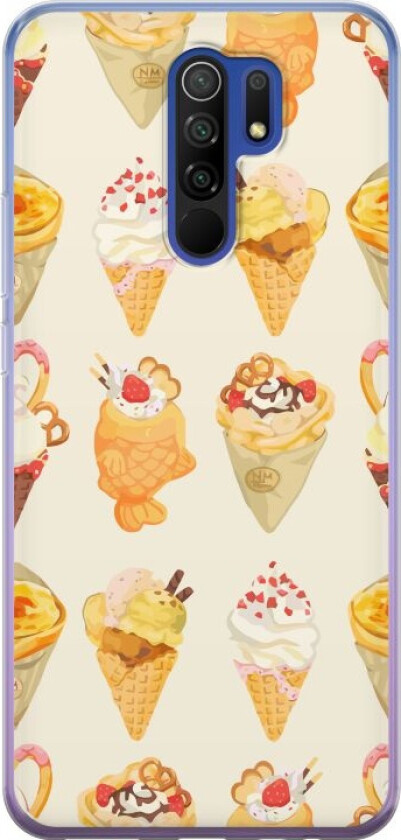 Mobildeksel til Xiaomi Redmi 9 med Glassig motiv