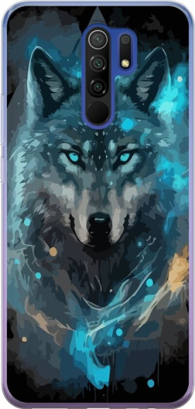 Mobildeksel til Xiaomi Redmi 9 med Ulve motiv