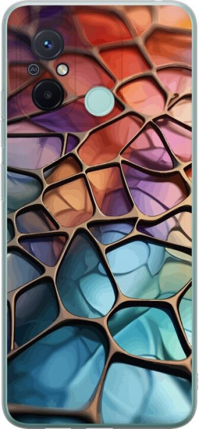 Mobildeksel til Xiaomi Redmi 12C med Metalliskt mønster motiv