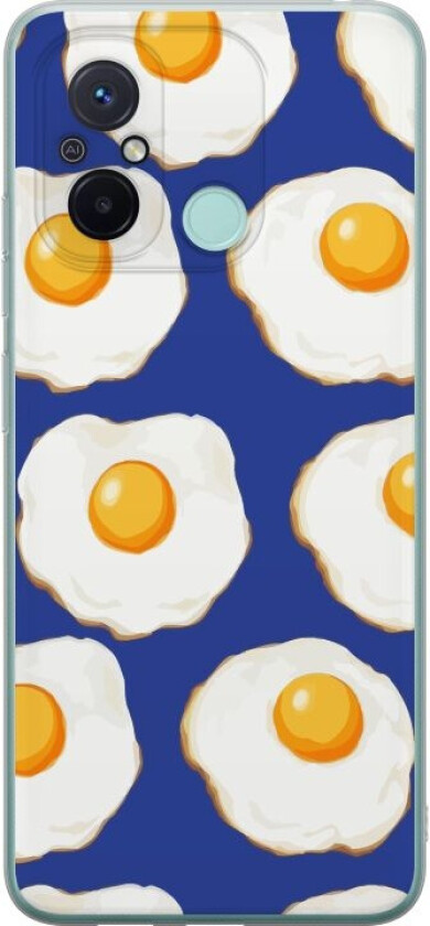 Mobildeksel til Xiaomi Redmi 12C med Stekte egg motiv