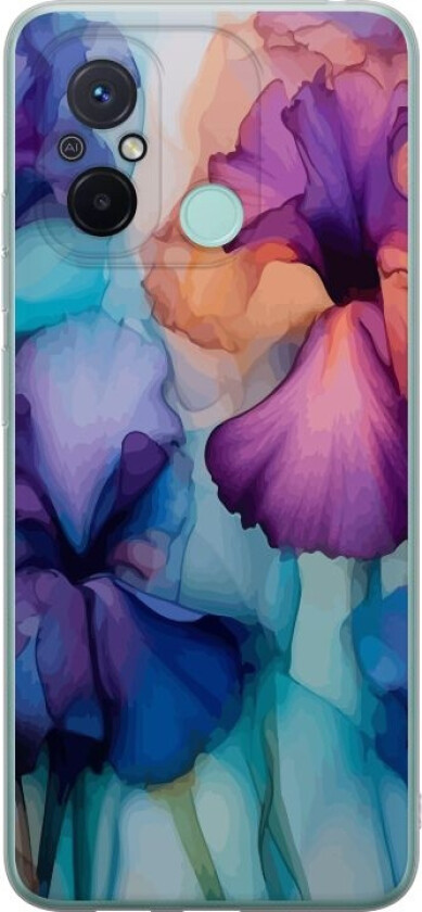 Mobildeksel til Xiaomi Redmi 12C med Magiske blomster motiv