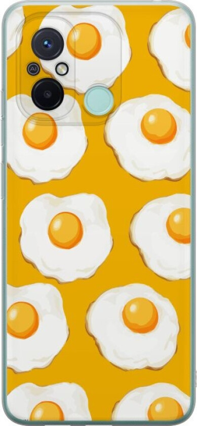 Mobildeksel til Xiaomi Redmi 12C med Stekt egg motiv