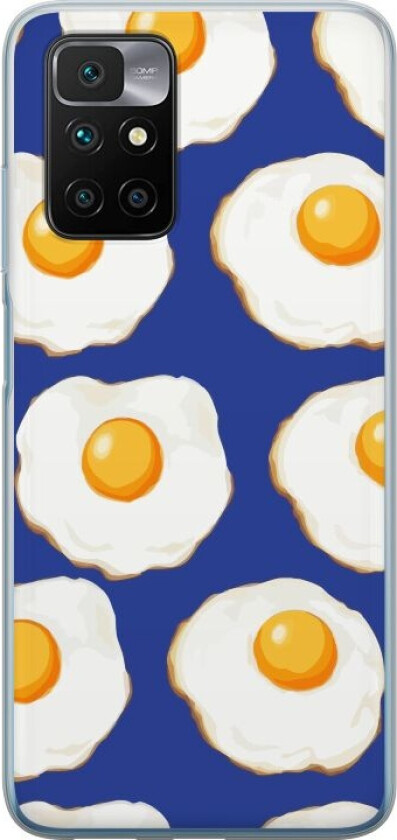 Mobildeksel til Xiaomi Redmi 10 med Stekte egg motiv