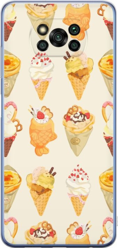 Mobildeksel til Xiaomi Poco X3 Pro med Glassig motiv