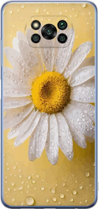 Mobildeksel til Xiaomi Poco X3 Pro med Porselensblomst motiv