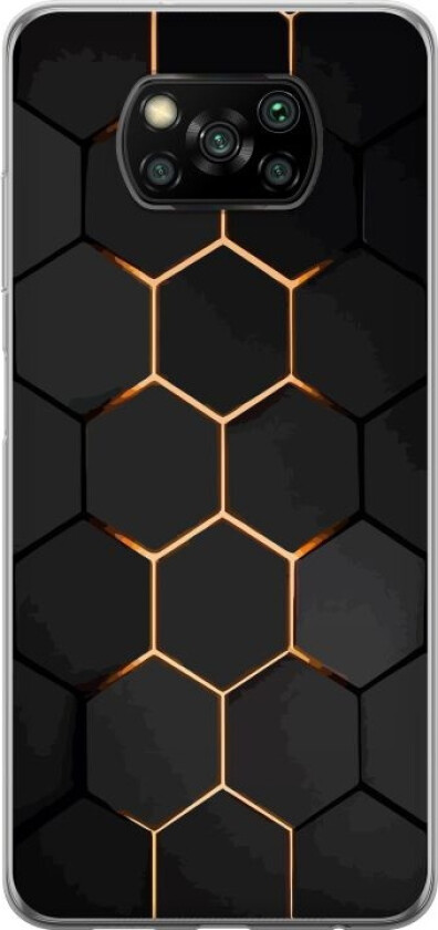 Mobildeksel til Xiaomi Poco X3 NFC med Luksuriøst Mønster motiv