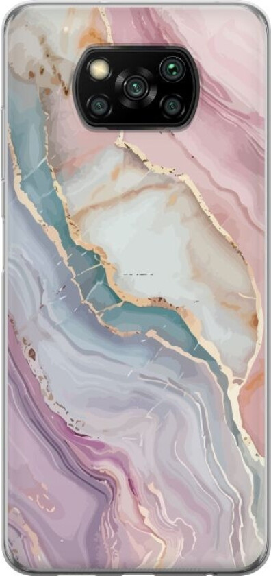 Mobildeksel til Xiaomi Poco X3 NFC med Marmor motiv