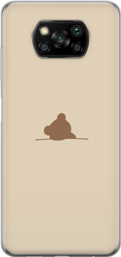 Mobildeksel til Xiaomi Poco X3 NFC med Nalle motiv