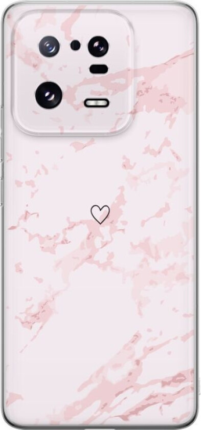 Mobildeksel til Xiaomi 13 Pro med Rosa Hjerte motiv