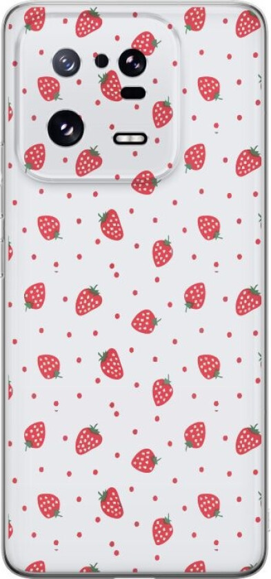 Mobildeksel til Xiaomi 13 Pro med Jordbær motiv