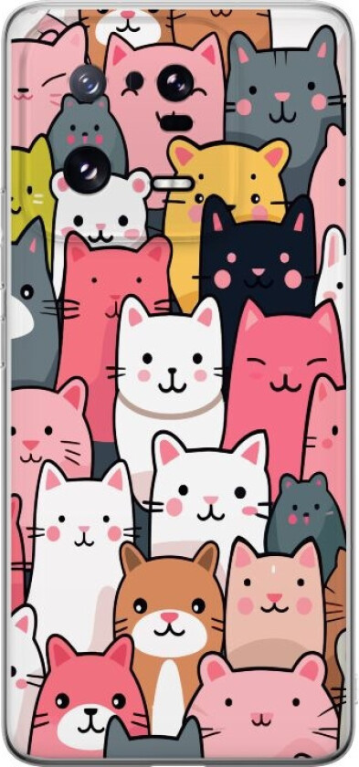 Mobildeksel til Xiaomi 13 Pro med Kattmønster motiv