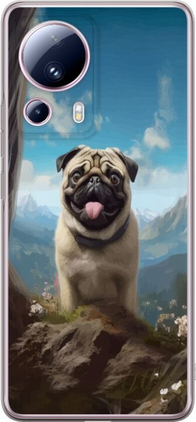 Mobildeksel til Xiaomi 13 Lite med Glad Hund motiv