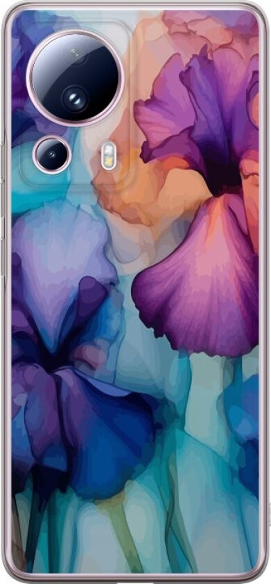 Mobildeksel til Xiaomi 13 Lite med Magiske blomster motiv