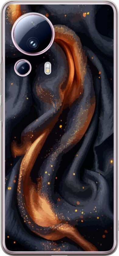 Mobildeksel til Xiaomi 13 Lite med Brennende silke motiv