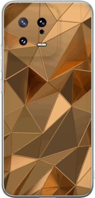 Mobildeksel til Xiaomi 13 med 3D Gull motiv