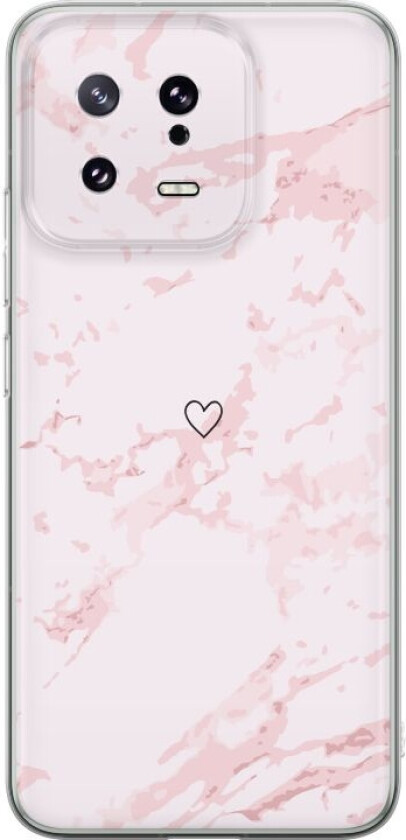 Mobildeksel til Xiaomi 13 med Rosa Hjerte motiv