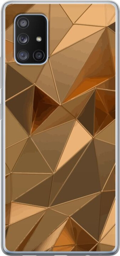 Mobildeksel til Samsung Galaxy A71 5G med 3D Gull motiv