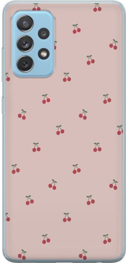 Mobildeksel til Samsung Galaxy A52 5G med Kirsebær motiv