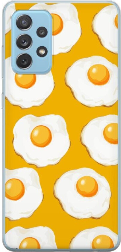 Mobildeksel til Samsung Galaxy A52 5G med Stekt egg motiv
