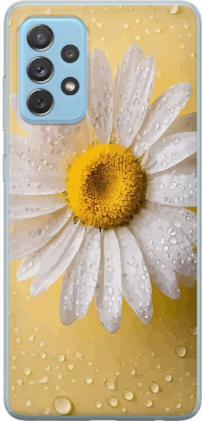 Mobildeksel til Samsung Galaxy A52 5G med Porselensblomst motiv