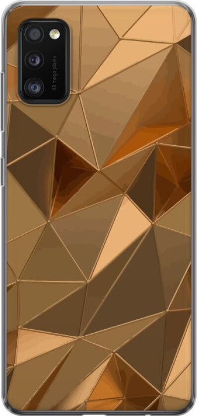 Mobildeksel til Samsung Galaxy A41 med 3D Gull motiv