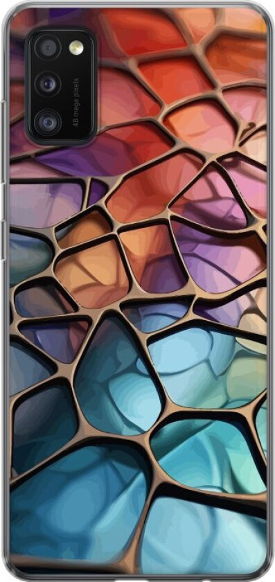 Mobildeksel til Samsung Galaxy A41 med Metalliskt mønster motiv