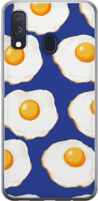 Mobildeksel til Samsung Galaxy A40 med Stekte egg motiv