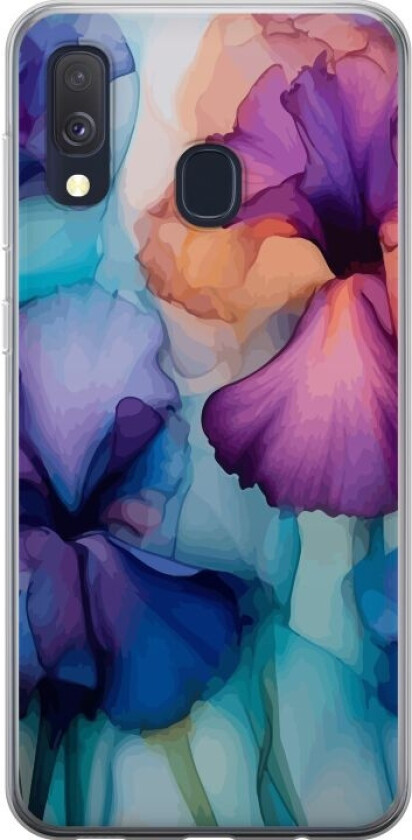 Mobildeksel til Samsung Galaxy A40 med Magiske blomster motiv