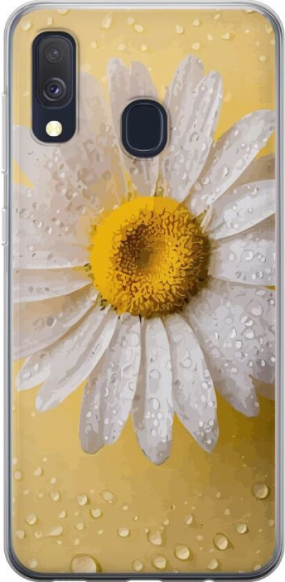 Mobildeksel til Samsung Galaxy A40 med Porselensblomst motiv