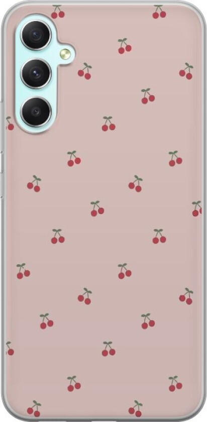 Mobildeksel til Samsung Galaxy A34 med Kirsebær motiv