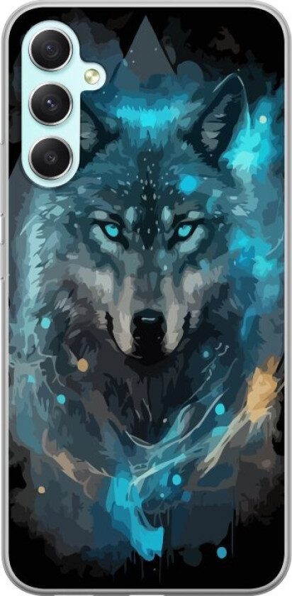 Mobildeksel til Samsung Galaxy A34 med Ulve motiv